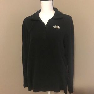 Black 1/4 Zip North Face
